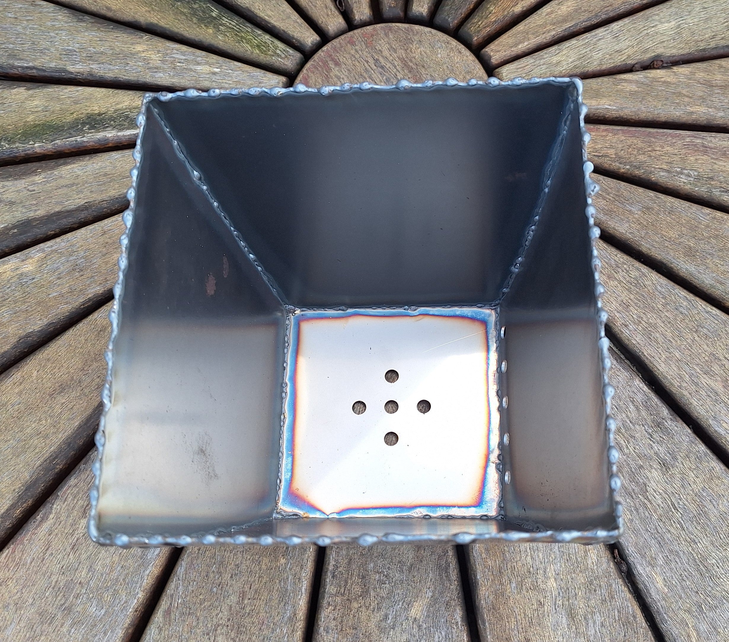 TULIPA Corten Steel Fence Post Planter